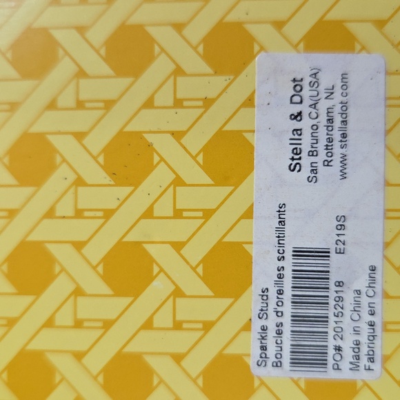 Stella & Dot Sparkle Studs Earrings - Picture 4 of 4